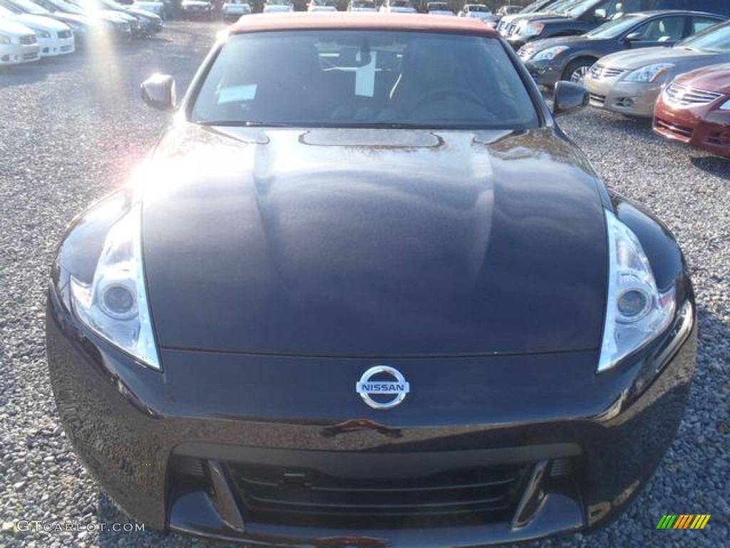 2012 370Z Touring Roadster - Black Cherry / Wine Red photo #5