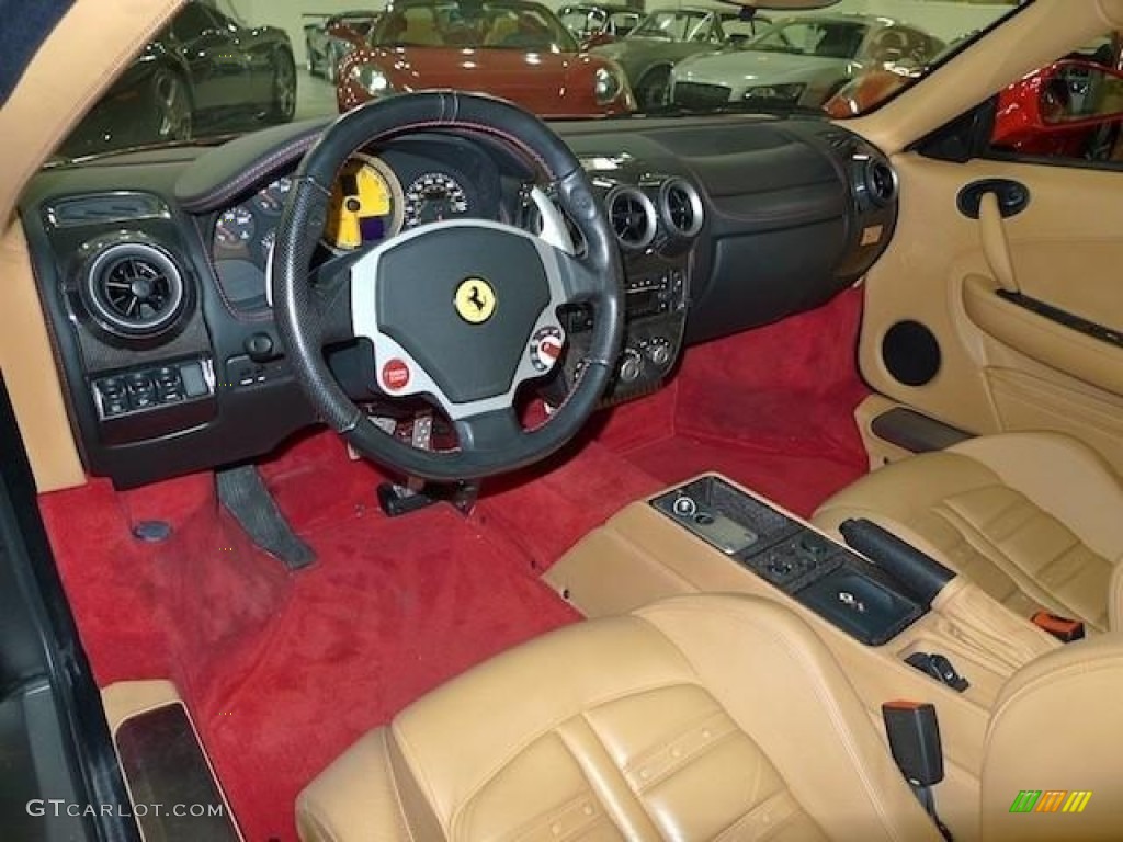 2006 Ferrari F430 Spider F1 Tan Dashboard Photo #59628888