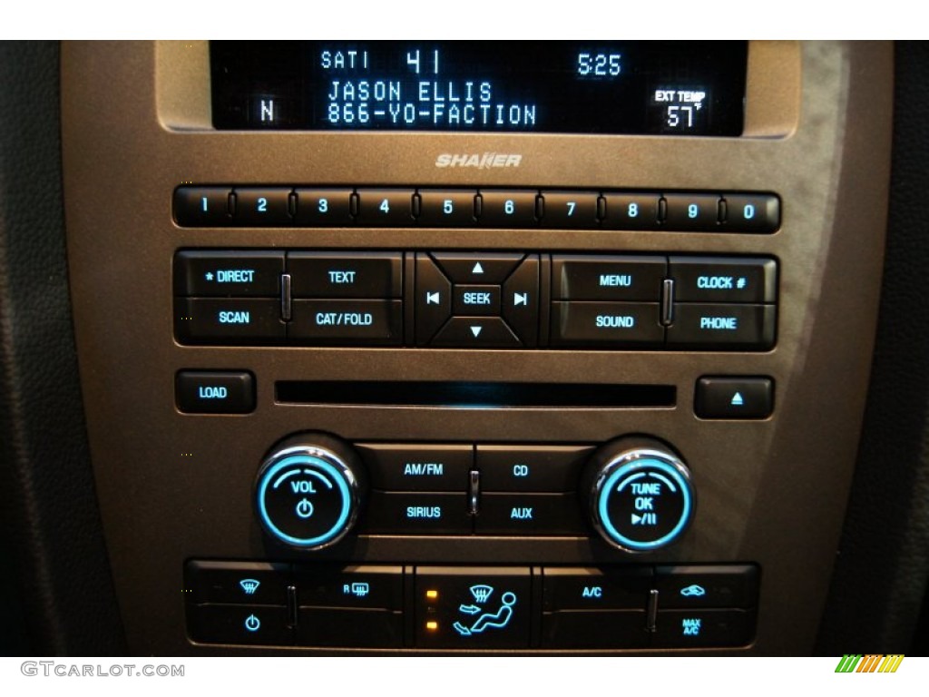 2012 Ford Mustang GT Premium Coupe Controls Photo #59629167