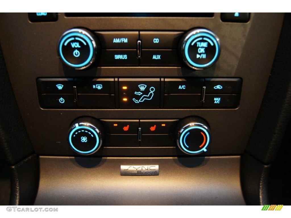 2012 Ford Mustang GT Premium Coupe Controls Photo #59629176