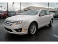 2012 White Platinum Tri-Coat Ford Fusion SEL V6  photo #6