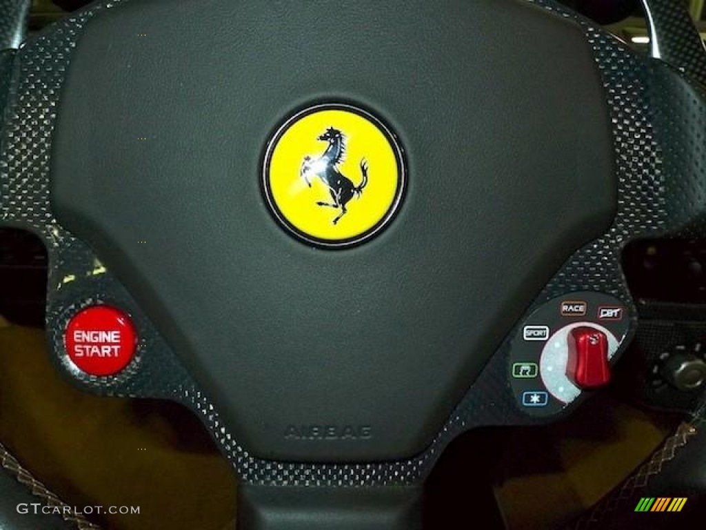 2006 Ferrari F430 Spider F1 Beige Steering Wheel Photo #59629284