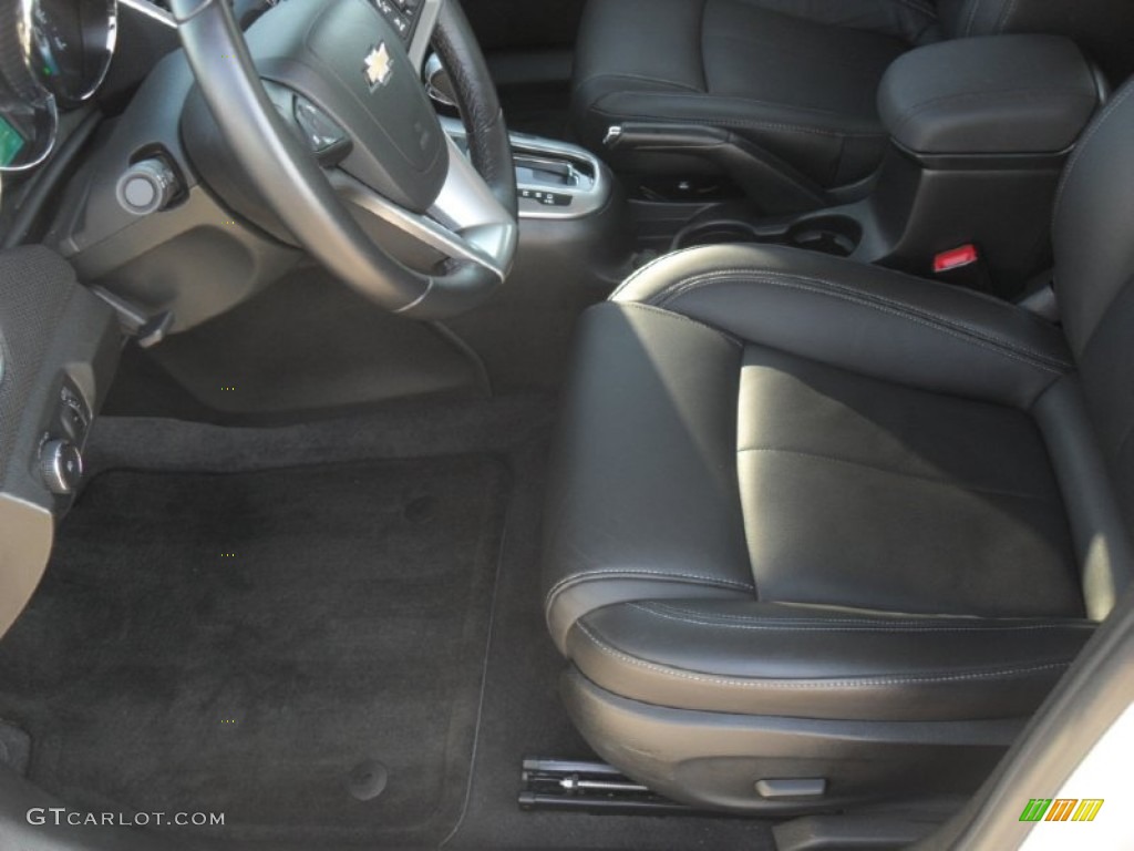 Jet Black Leather Interior 2011 Chevrolet Cruze LTZ/RS Photo #59630055