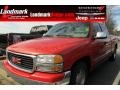 Fire Red 2002 GMC Sierra 1500 SLE Extended Cab
