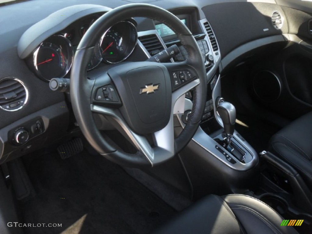 2011 Cruze LTZ/RS - Silver Ice Metallic / Jet Black Leather photo #25