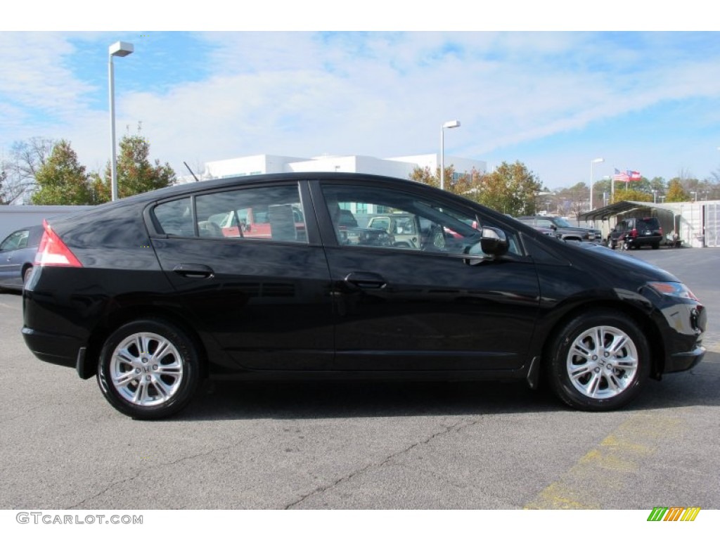 Crystal Black Pearl 2011 Honda Insight Hybrid EX Navigation Exterior Photo #59630319