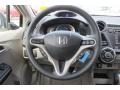 Gray 2011 Honda Insight Hybrid EX Navigation Steering Wheel