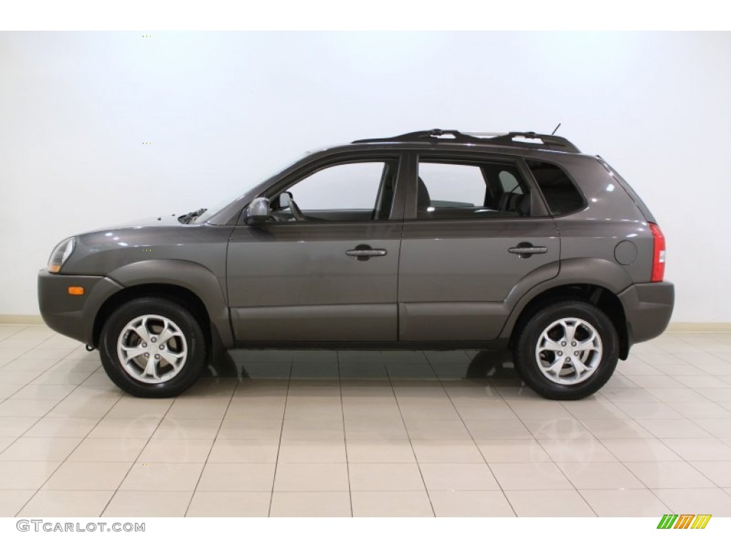Dark Titanium Gray 2009 Hyundai Tucson SE V6 Exterior Photo #59631345
