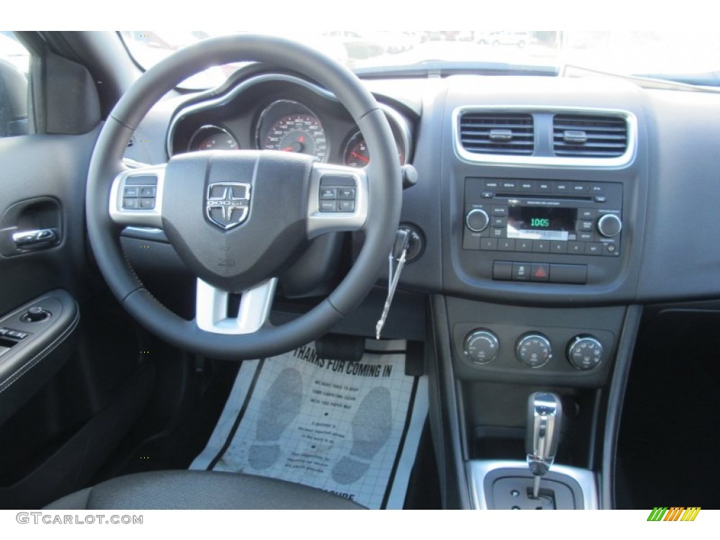 2012 Dodge Caliber SXT Dark Slate Gray Dashboard Photo #59631785