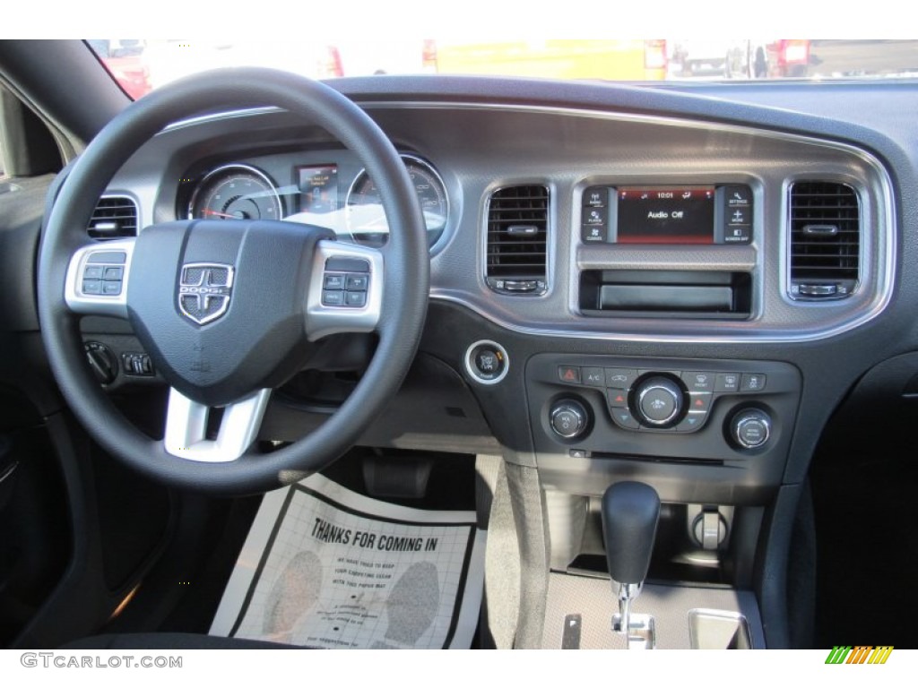 2012 Dodge Charger SE Black Dashboard Photo #59632015