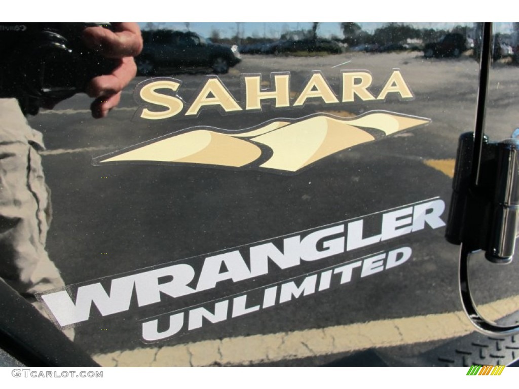 2012 Jeep Wrangler Unlimited Sahara 4x4 Marks and Logos Photo #59632992