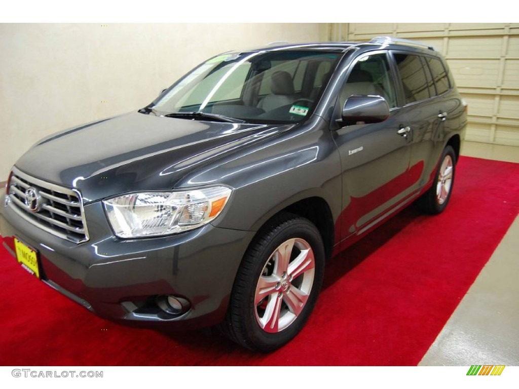 2008 Highlander Limited - Magnetic Gray Metallic / Ash Gray photo #3