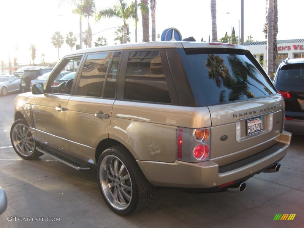 2005 Range Rover HSE - Maya Gold Metallic / Sand/Jet photo #6
