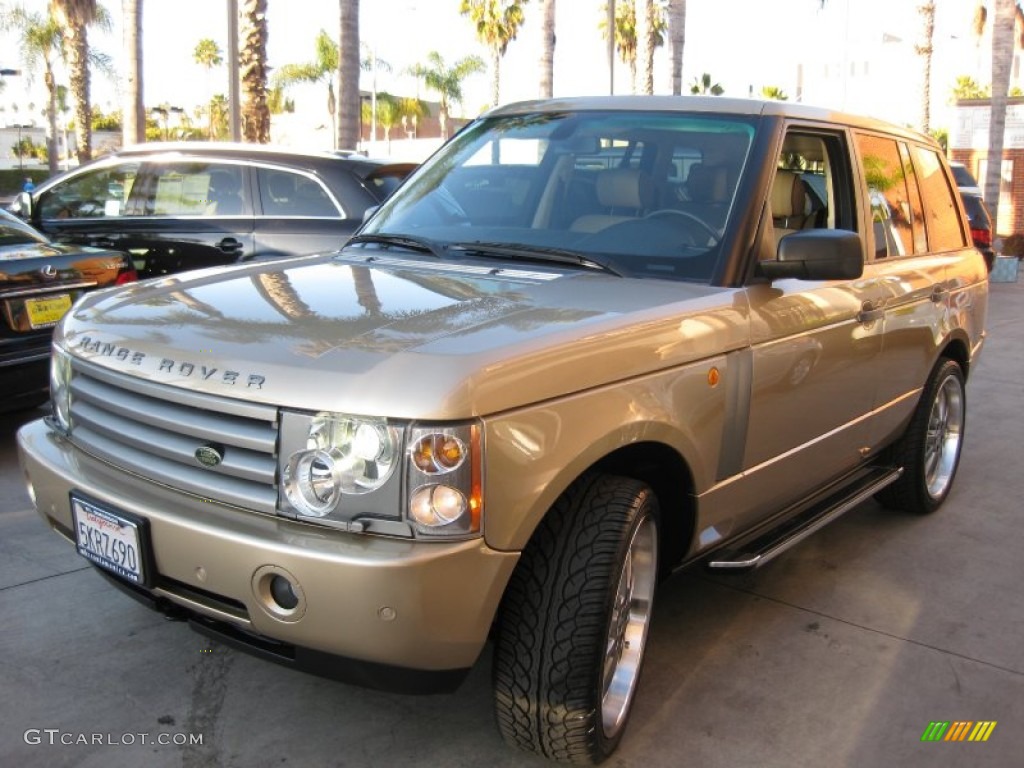 2005 Range Rover HSE - Maya Gold Metallic / Sand/Jet photo #7