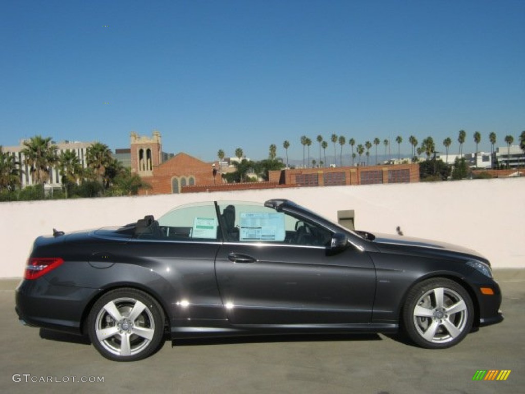 Steel Grey Metallic 2012 Mercedes-Benz E 550 Cabriolet Exterior Photo #59634993
