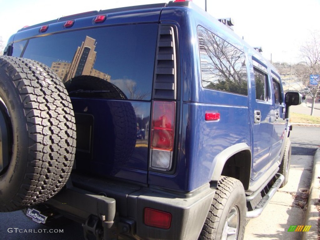 2007 H2 SUV - All Terrain Blue / Ebony Black photo #15