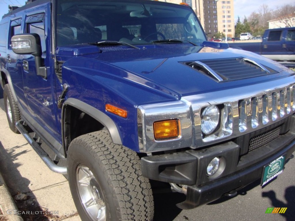 2007 H2 SUV - All Terrain Blue / Ebony Black photo #19