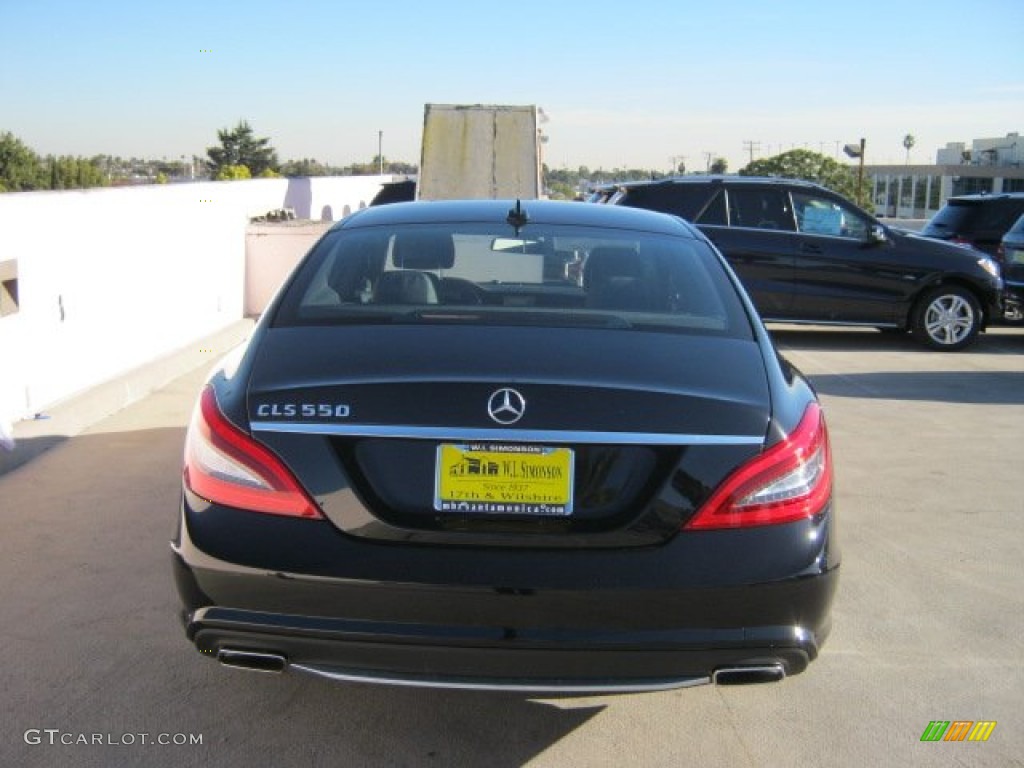 2012 CLS 550 Coupe - Black / Black photo #5