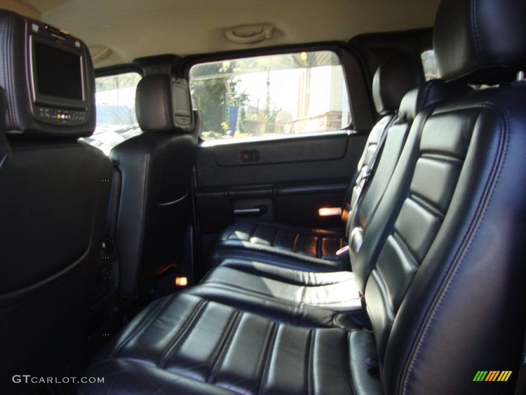 Ebony Black Interior 2007 Hummer H2 SUV Photo #59635242