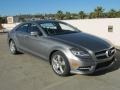 Palladium Silver Metallic 2012 Mercedes-Benz CLS 550 Coupe Exterior