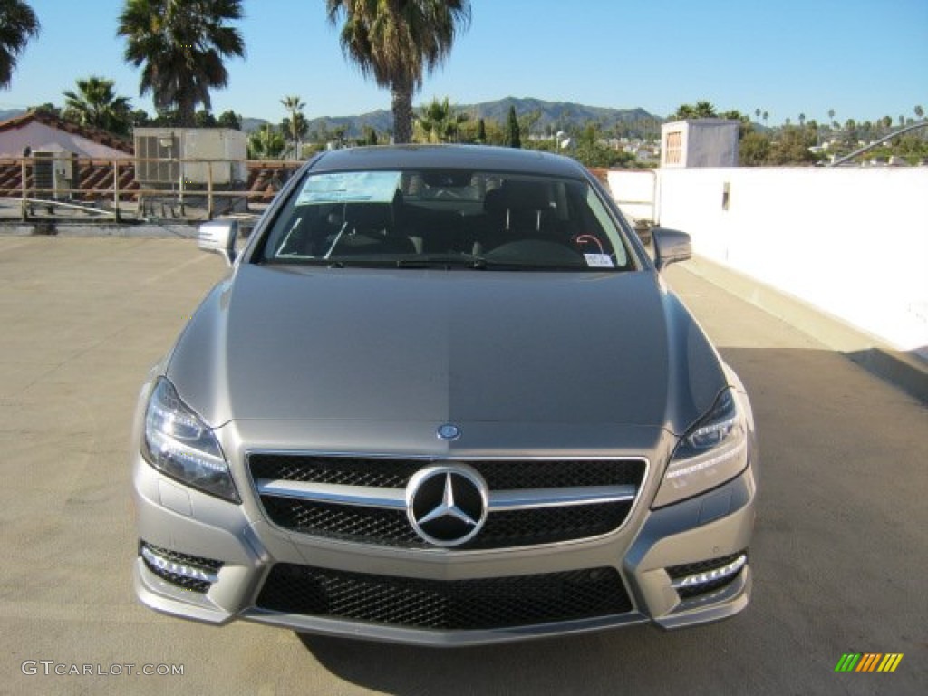 2012 CLS 550 Coupe - Palladium Silver Metallic / Black photo #2