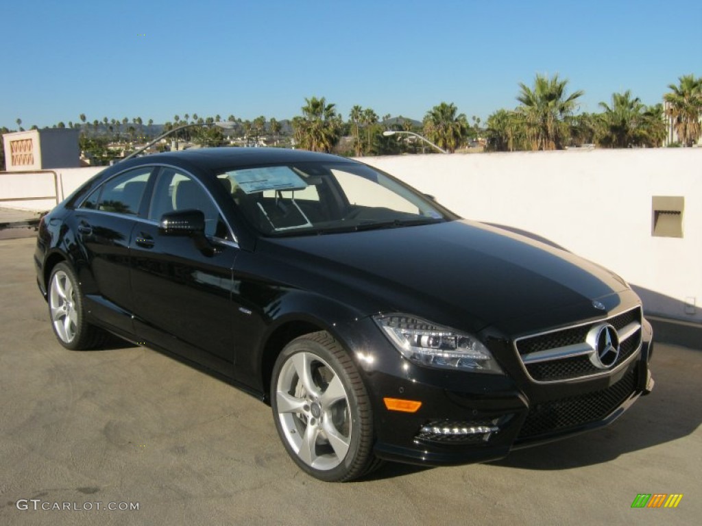 Black 2012 Mercedes-Benz CLS 550 Coupe Exterior Photo #59635401