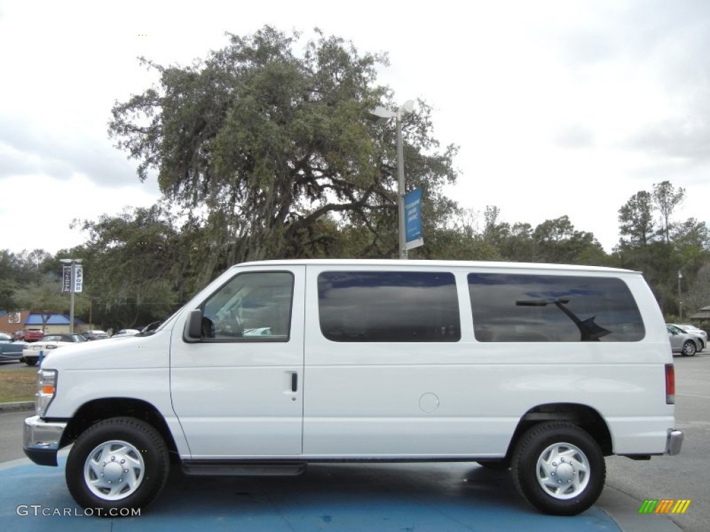 Oxford White 2011 Ford E Series Van E350 XLT Passenger Exterior Photo #59636127