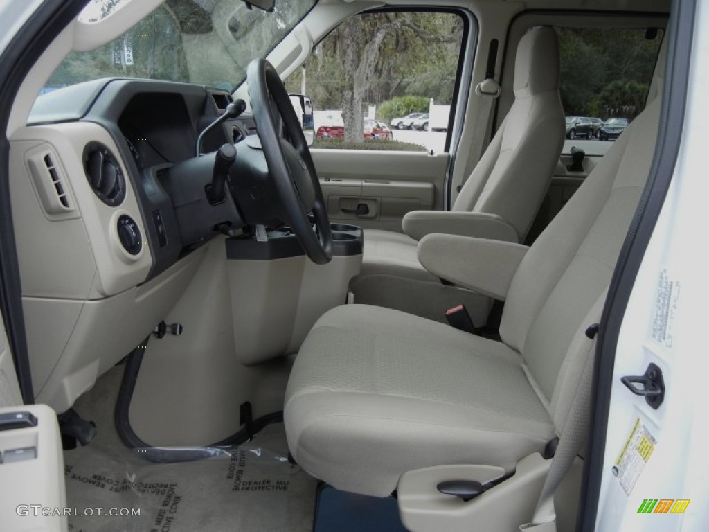 Medium Pebble Interior 2011 Ford E Series Van E350 XLT Passenger Photo #59636181