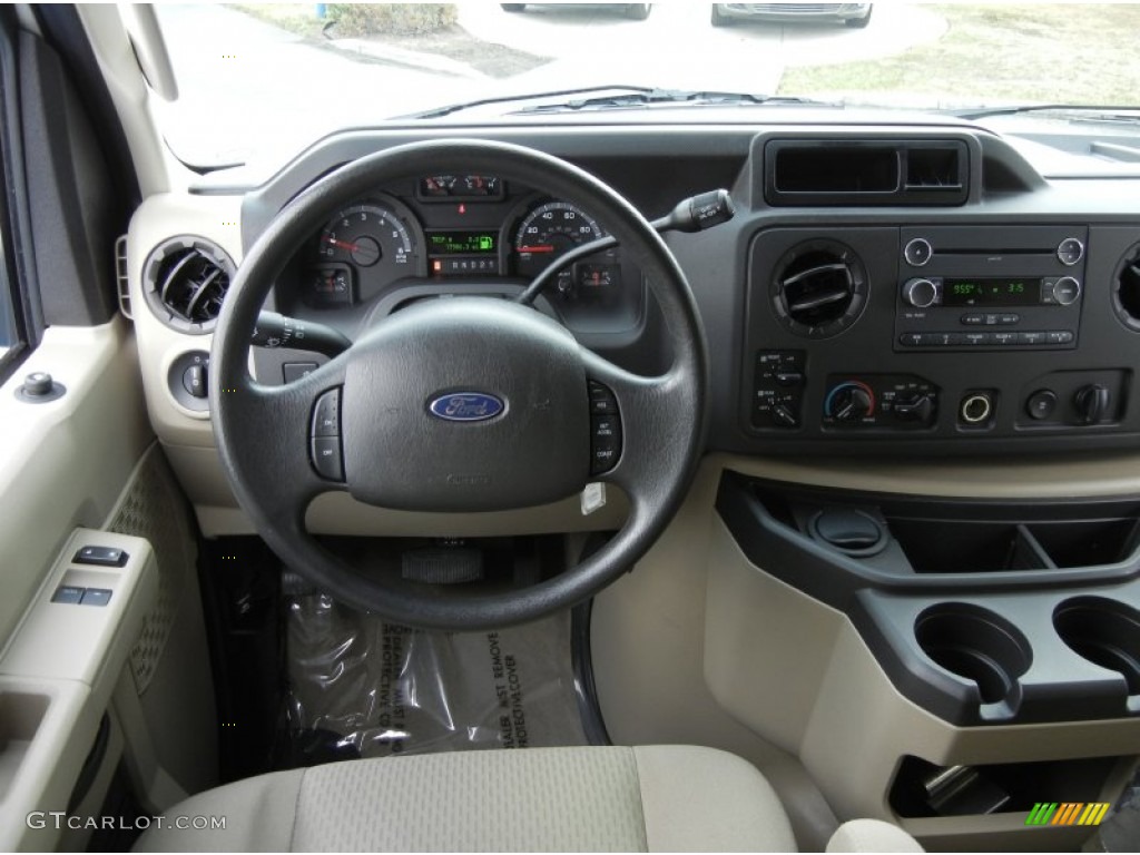 2011 Ford E Series Van E350 XLT Passenger Medium Pebble Dashboard Photo #59636244