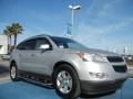 2009 Silver Ice Metallic Chevrolet Traverse LT  photo #7