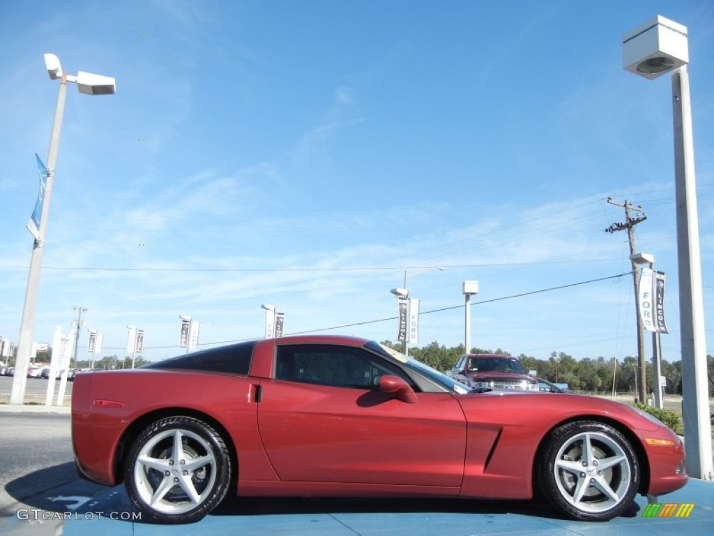 2011 Corvette Coupe - Crystal Red Tintcoat Metallic / Ebony Black photo #6
