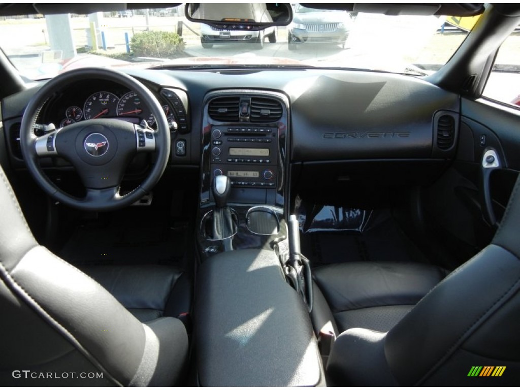 2011 Chevrolet Corvette Coupe Ebony Black Dashboard Photo #59636784