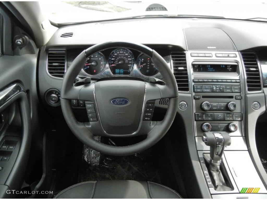 2012 Ford Taurus Limited Charcoal Black Dashboard Photo #59637336