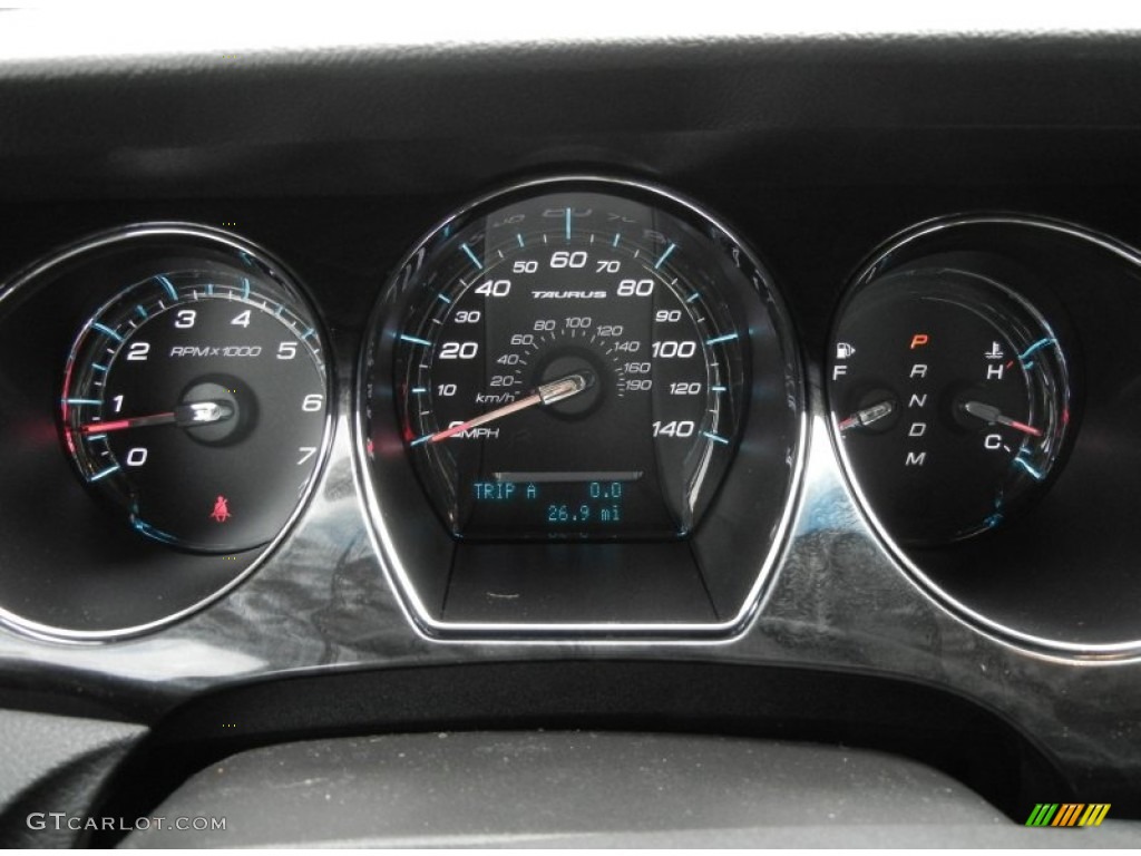 2012 Ford Taurus Limited Gauges Photo #59637343