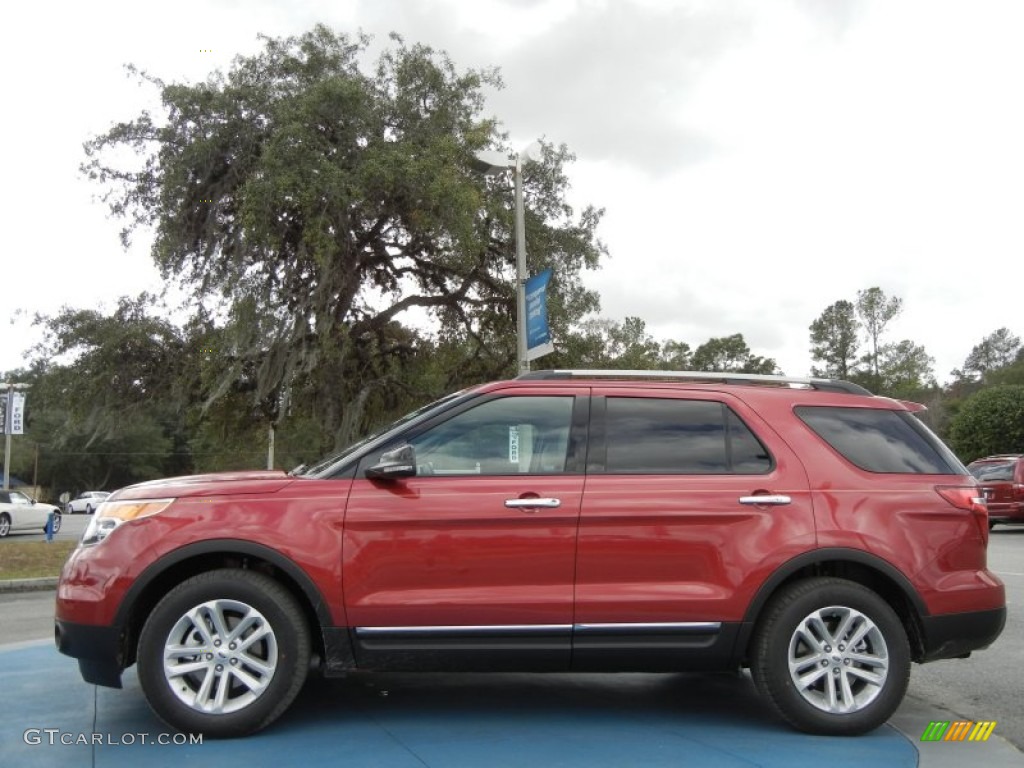 Red Candy Metallic 2012 Ford Explorer XLT EcoBoost Exterior Photo #59637381