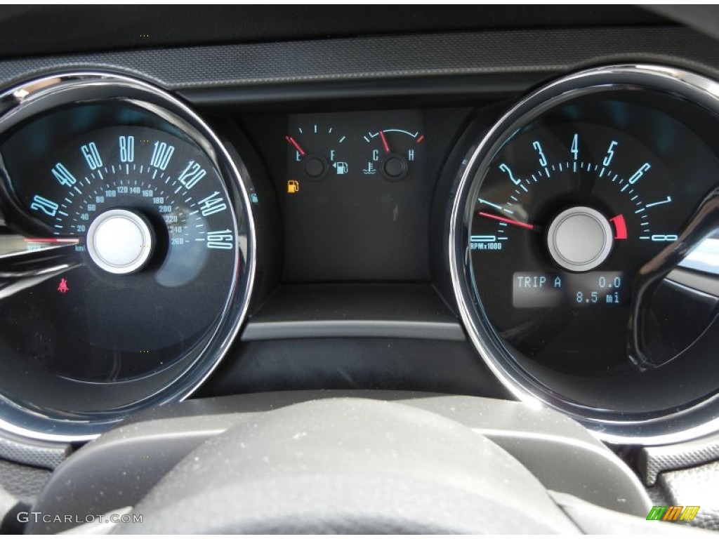 2012 Ford Mustang V6 Coupe Gauges Photo #59637579
