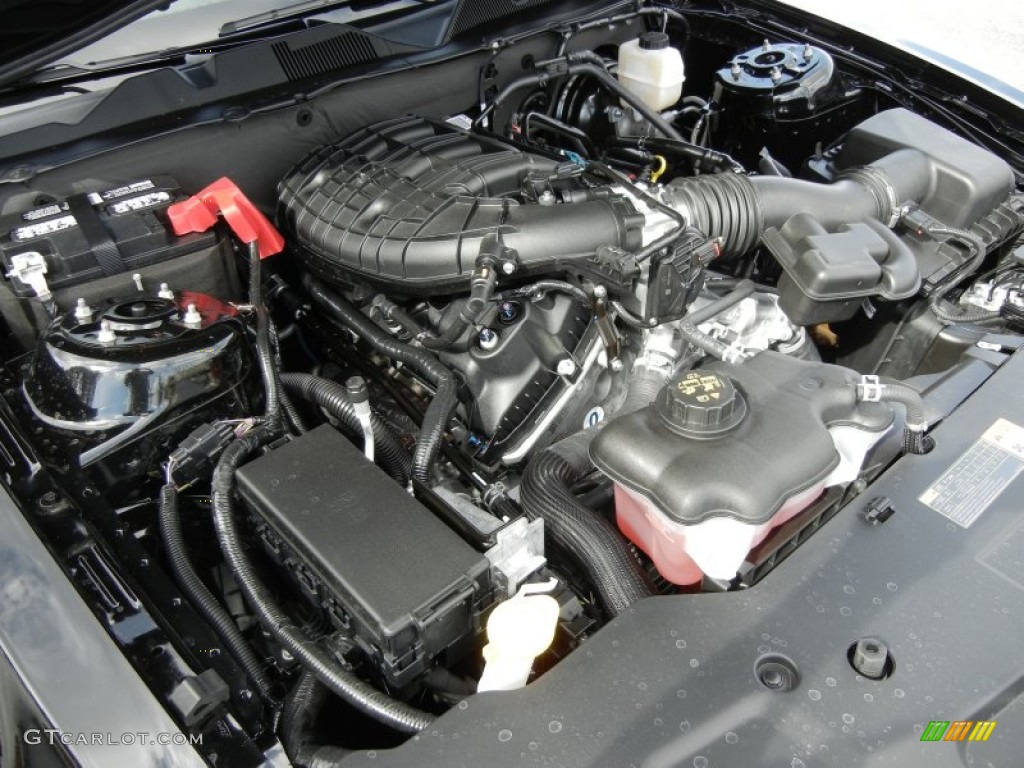 2012 Ford Mustang V6 Coupe 3.7 Liter DOHC 24-Valve Ti-VCT V6 Engine Photo #59637597
