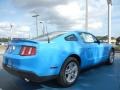 2012 Grabber Blue Ford Mustang V6 Coupe  photo #3