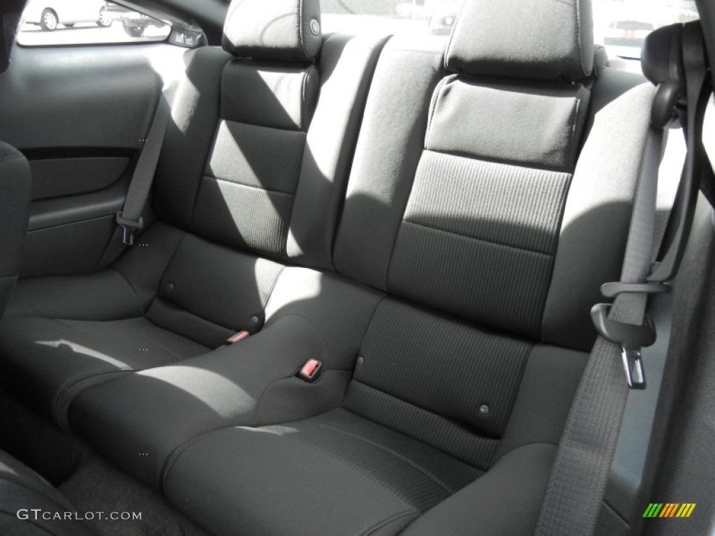 Charcoal Black Interior 2012 Ford Mustang V6 Coupe Photo #59637642