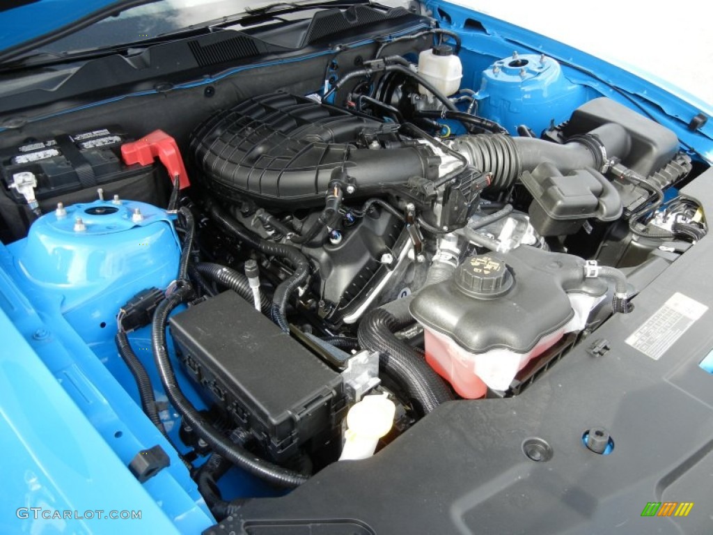 2012 Ford Mustang V6 Coupe 3.7 Liter DOHC 24-Valve Ti-VCT V6 Engine Photo #59637675
