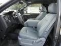  2012 F150 XL Regular Cab Steel Gray Interior