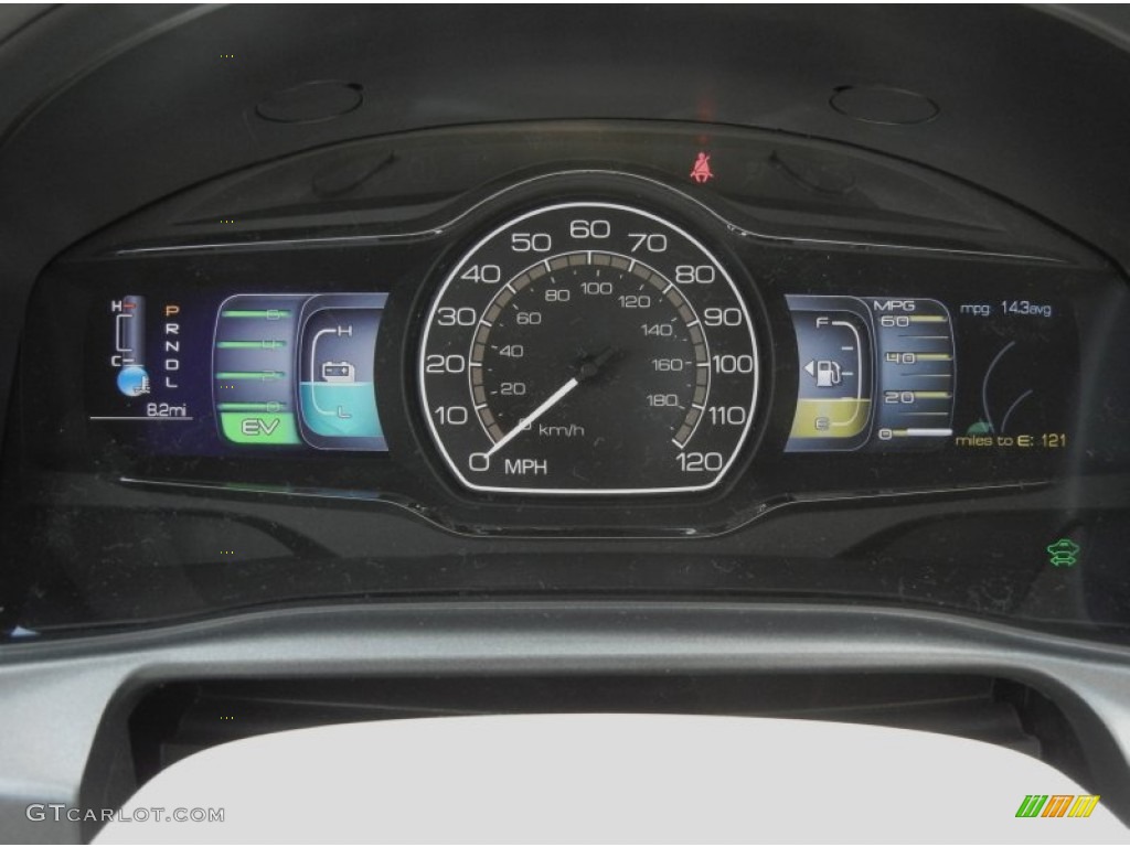 2012 Lincoln MKZ Hybrid Gauges Photo #59638038
