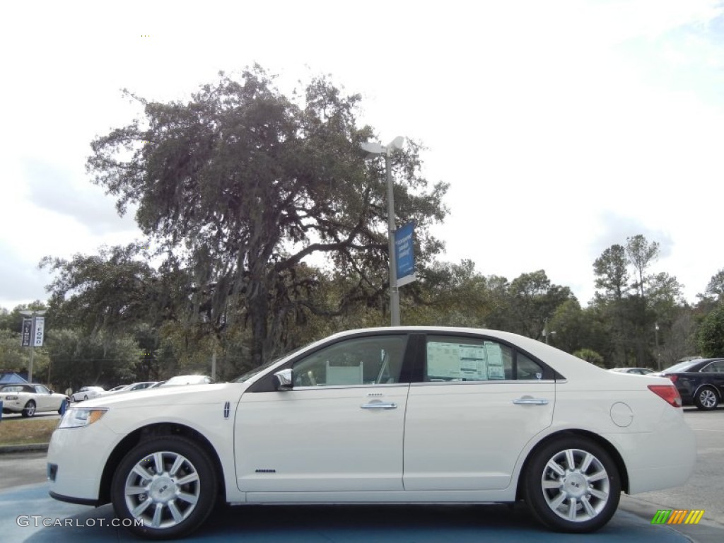 Crystal Champagne Metallic Tri-Coat 2012 Lincoln MKZ Hybrid Exterior Photo #59638074