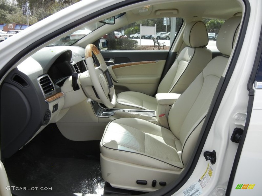 Light Camel Interior 2012 Lincoln MKZ Hybrid Photo #59638092