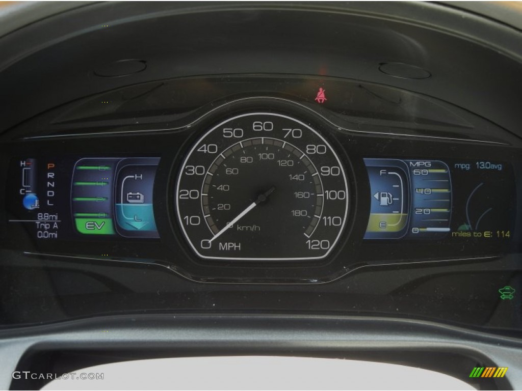 2012 Lincoln MKZ Hybrid Gauges Photo #59638110