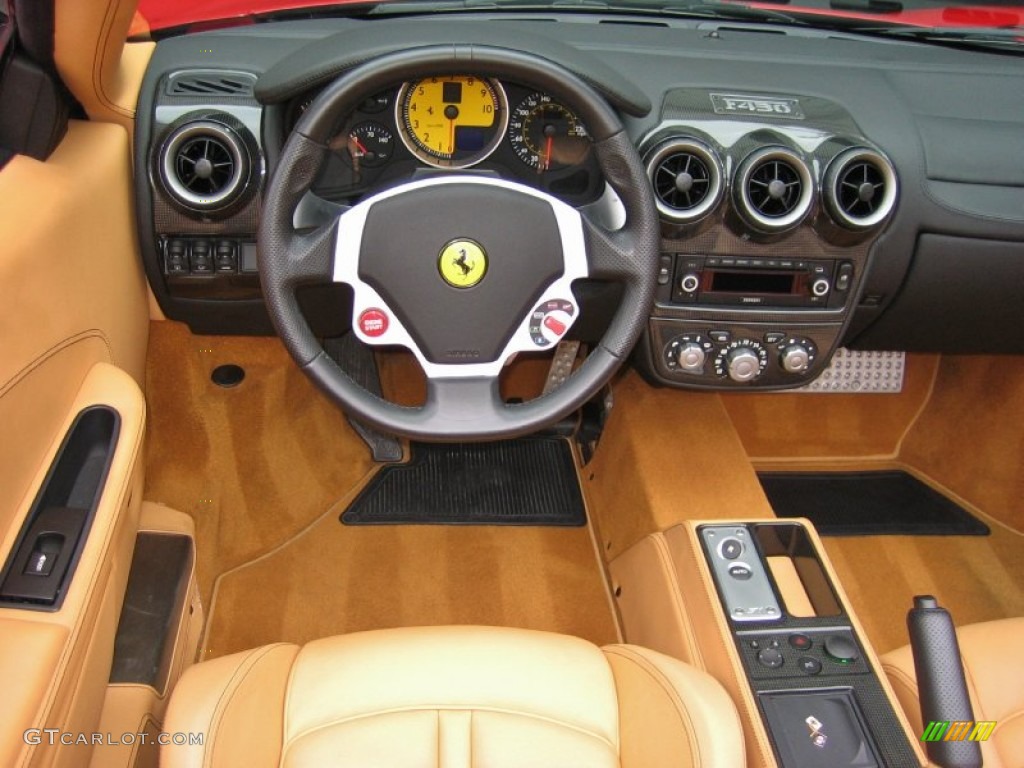 2008 Ferrari F430 Spider F1 Beige Dashboard Photo #59638422