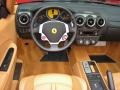 Beige 2008 Ferrari F430 Spider F1 Dashboard
