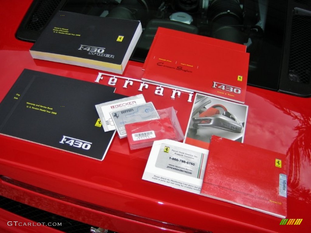 2008 Ferrari F430 Spider F1 Books/Manuals Photo #59638476