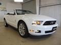 Performance White 2012 Ford Mustang V6 Premium Convertible Exterior