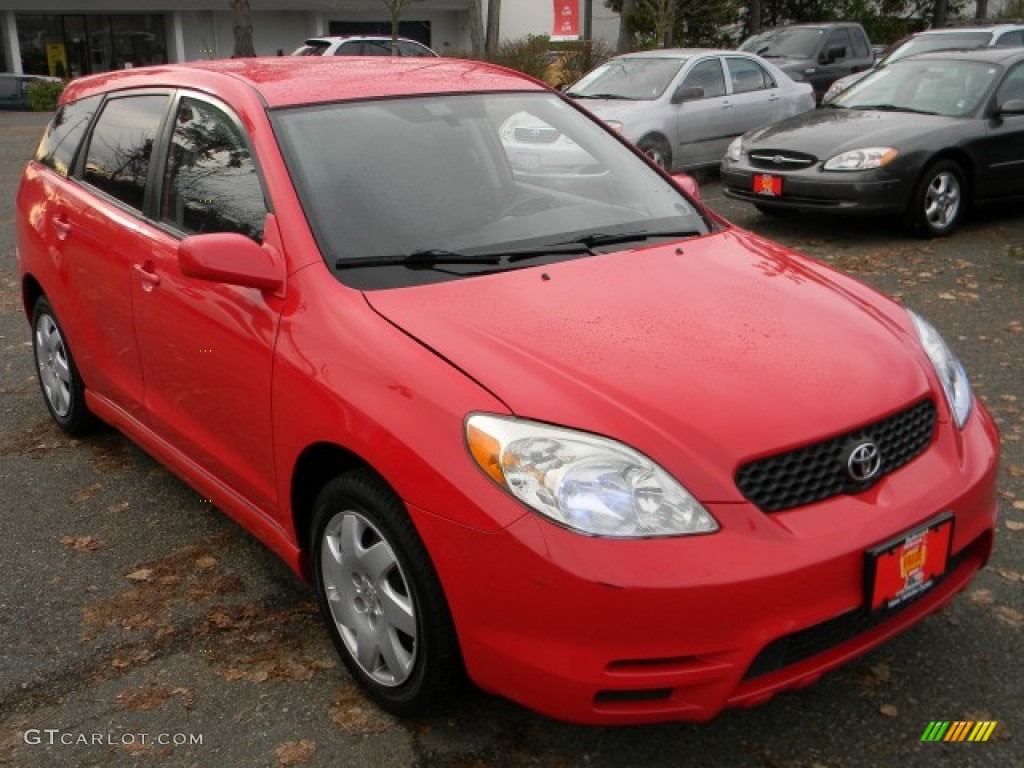 2003 Matrix XR - Radiant Red / Dark Gray photo #2